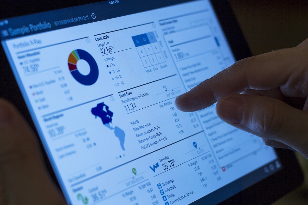 Illustration of a web app for displaying data